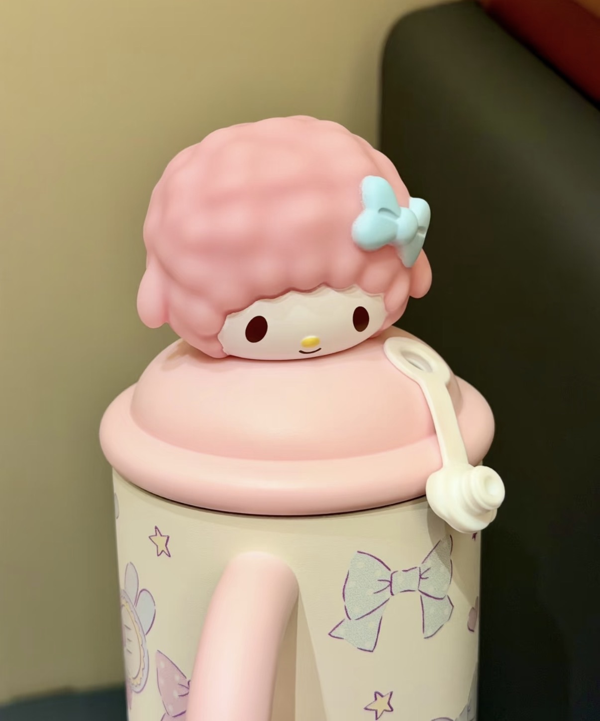 三麗鷗 立體造型水壺 650ml  彼安諾小羊