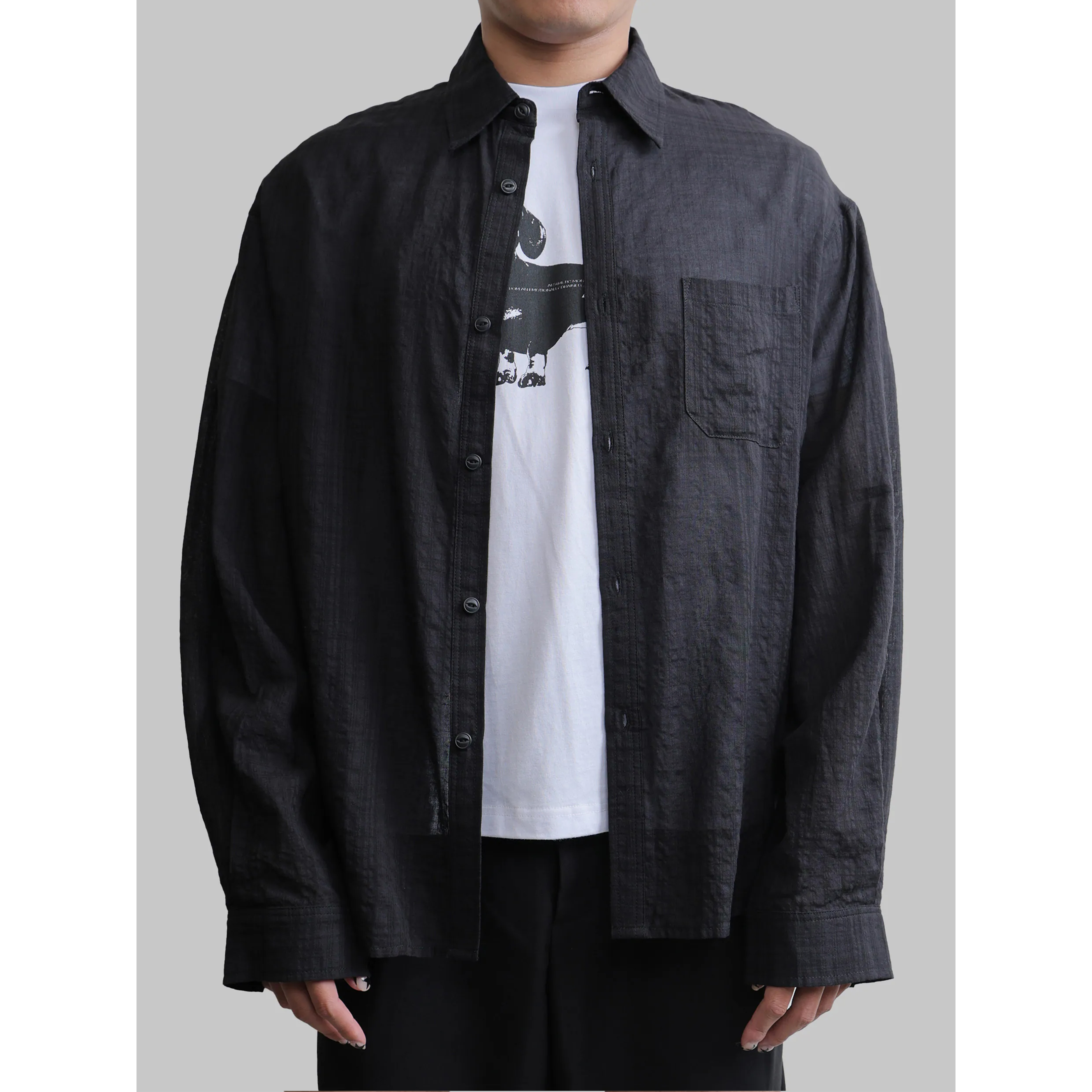 Anonymous Talking Long Sleeve Shirt 格紋長袖襯衫