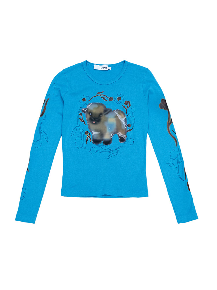 Baby Calf Embroidered Longsleeve Tee