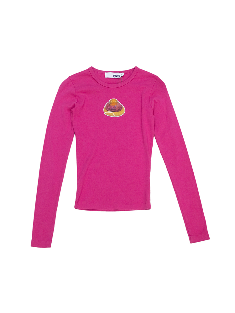 Queremos Pasteles Tartlet Patch Long Sleeve Tee