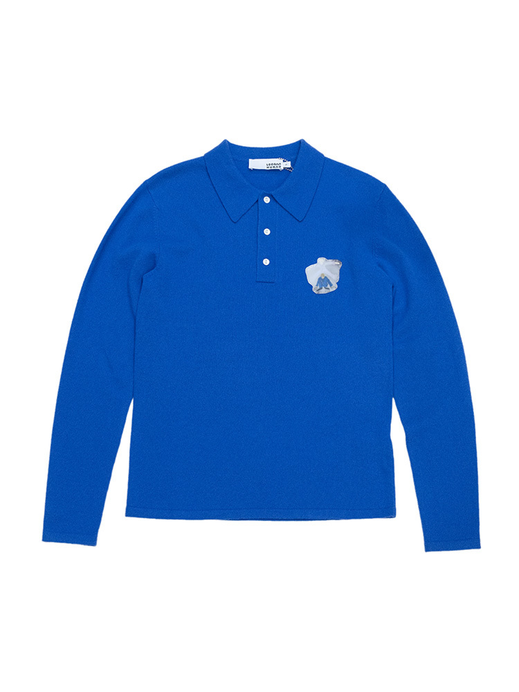 Dancer Blue Longsleeve Polo