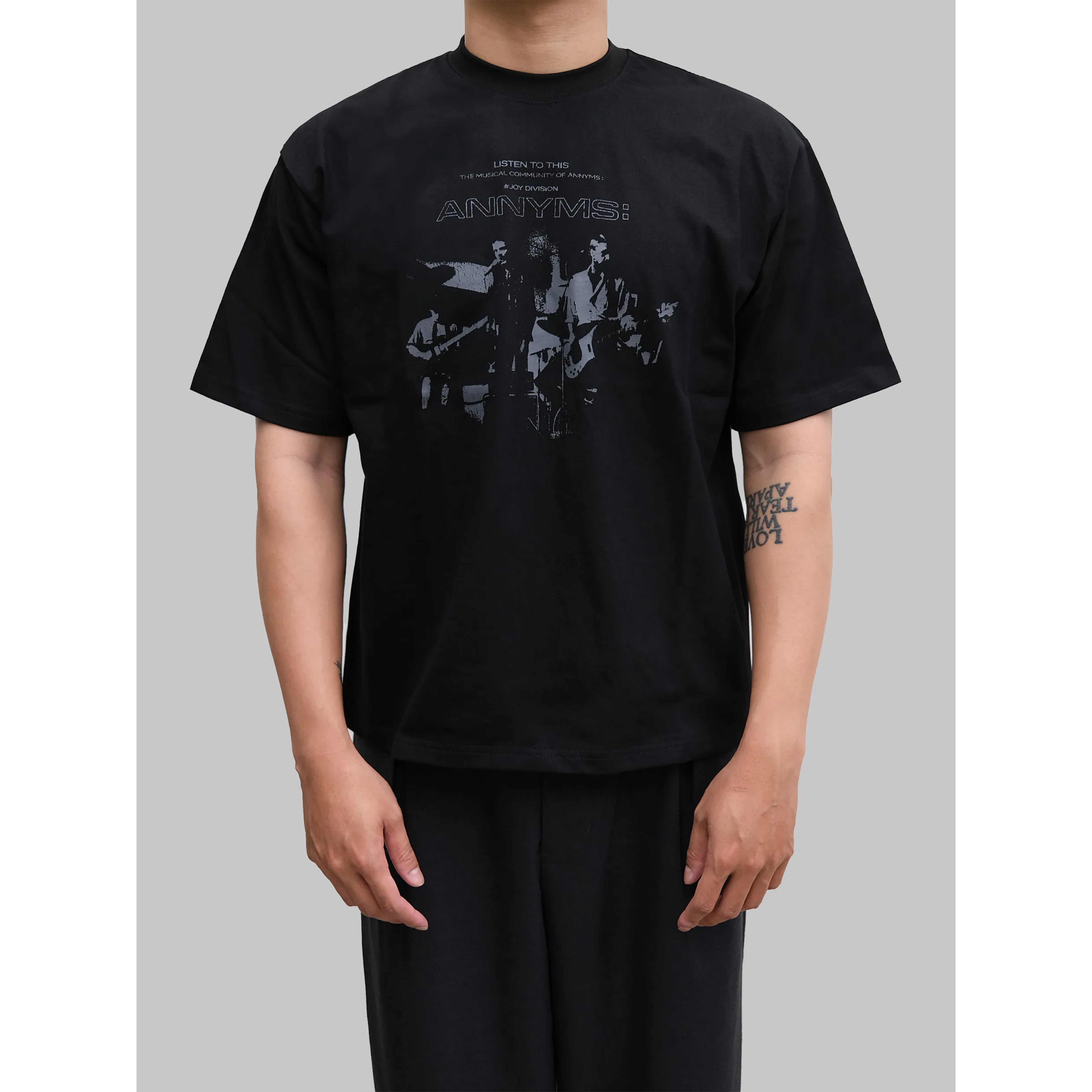 Anonymous Talking Image Tee 樂團圖像短Tee
