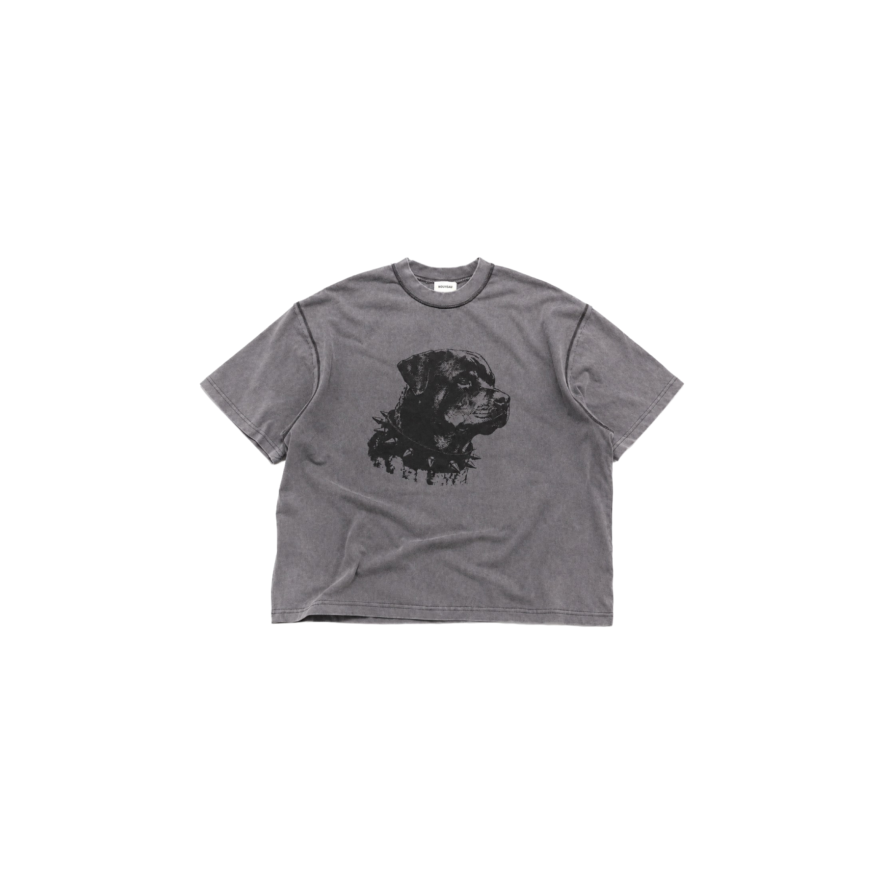 NOUVEAU NVT26104 BOXY ROTTWEILER T-SHIRT IN COTTON JERSEY
