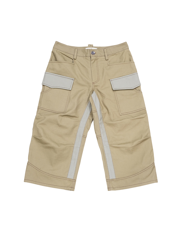Beige Patch Pocket Cargo