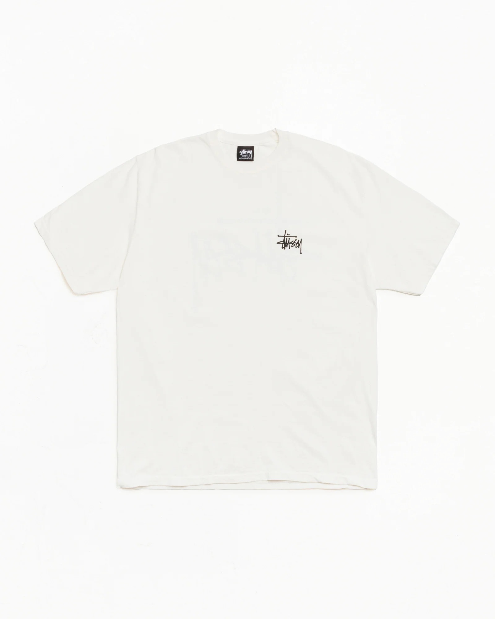 Stussy Basic Stussy Tee Pigment Dyed Natural