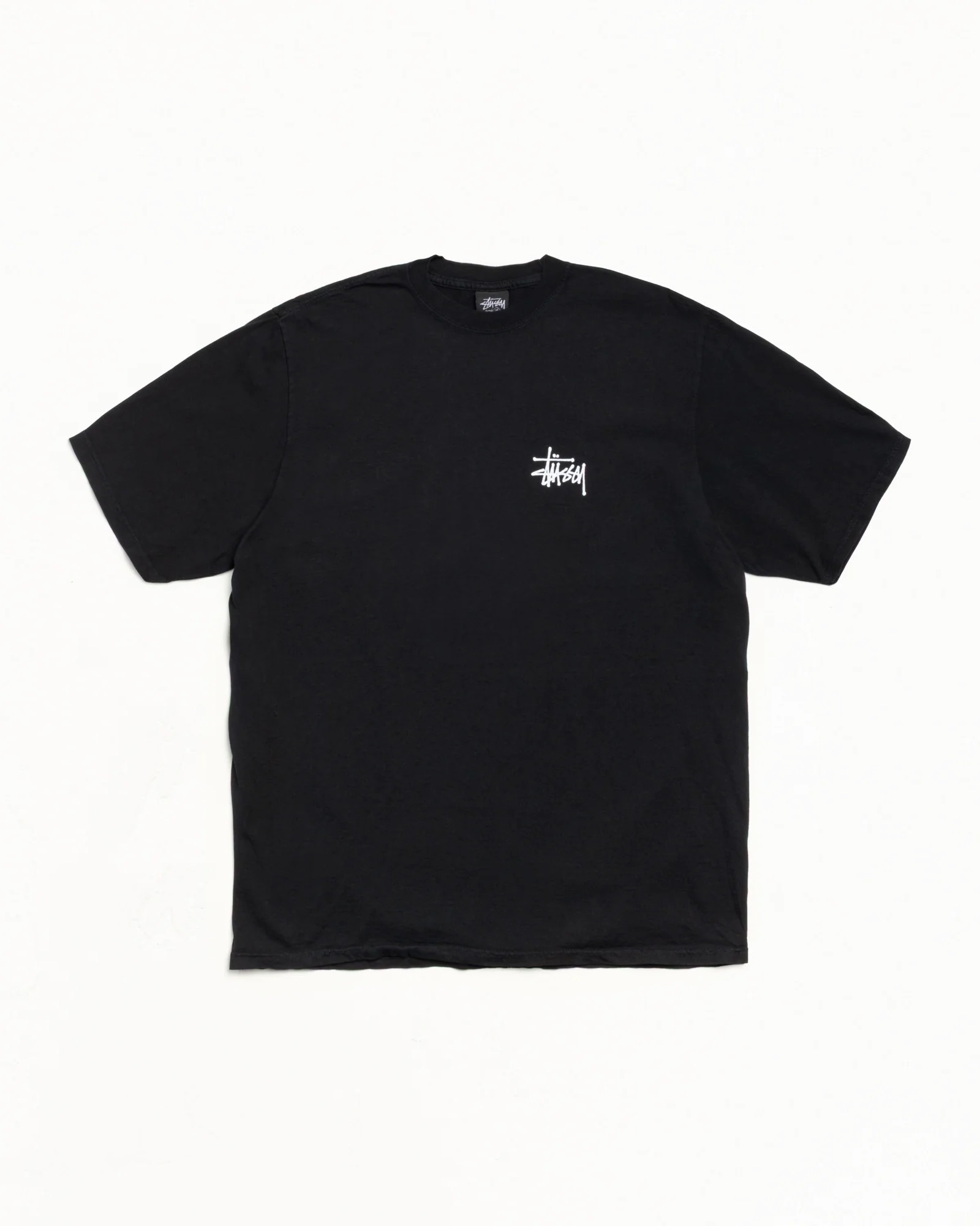 Stussy Basic Stussy Tee Pigment Dyed Black