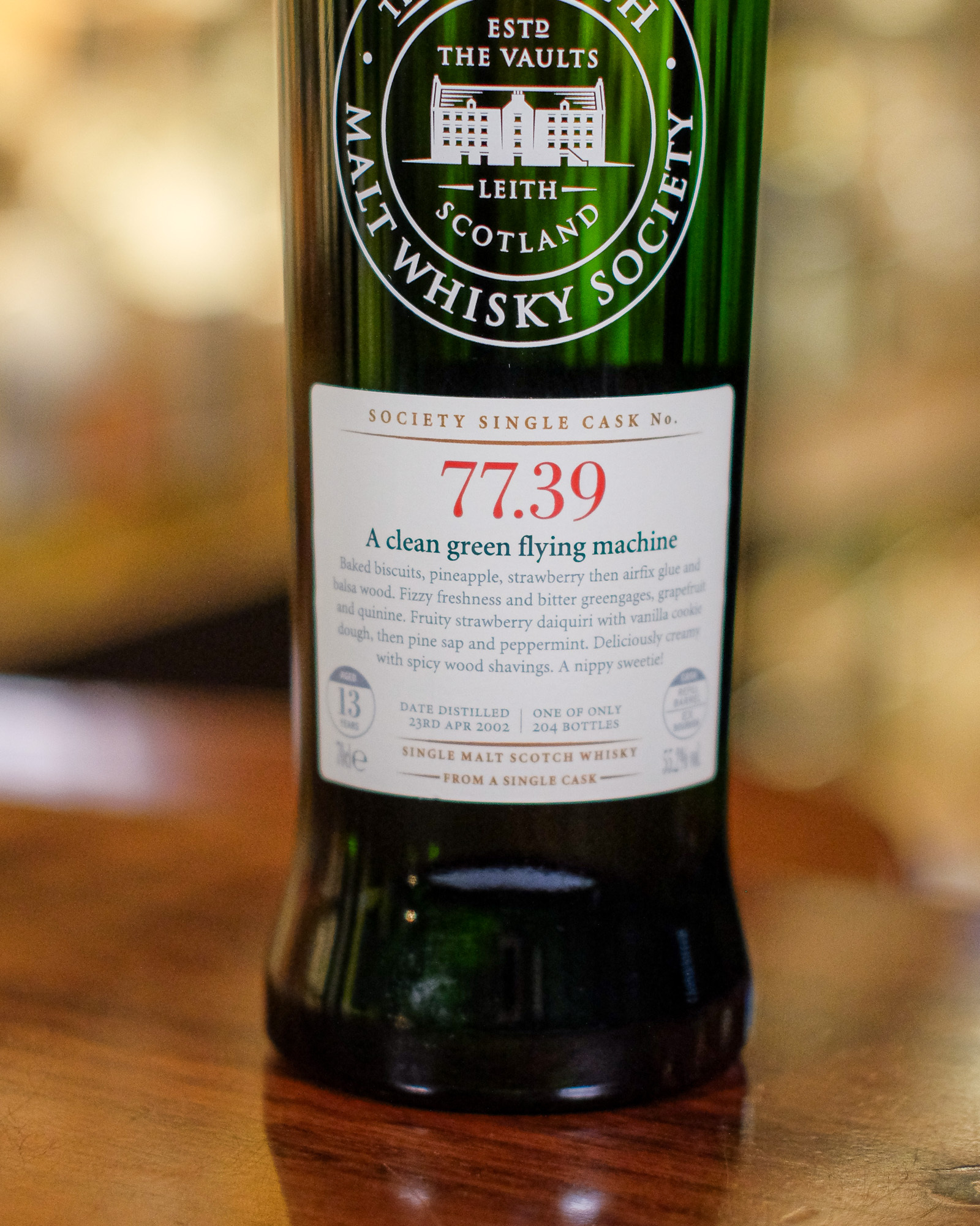 77.39 (Glen Ord) 2002/2015 13YO Refill Bourbon Barrel 55.2% The Scotch Malt Whisky Society (SMWS)