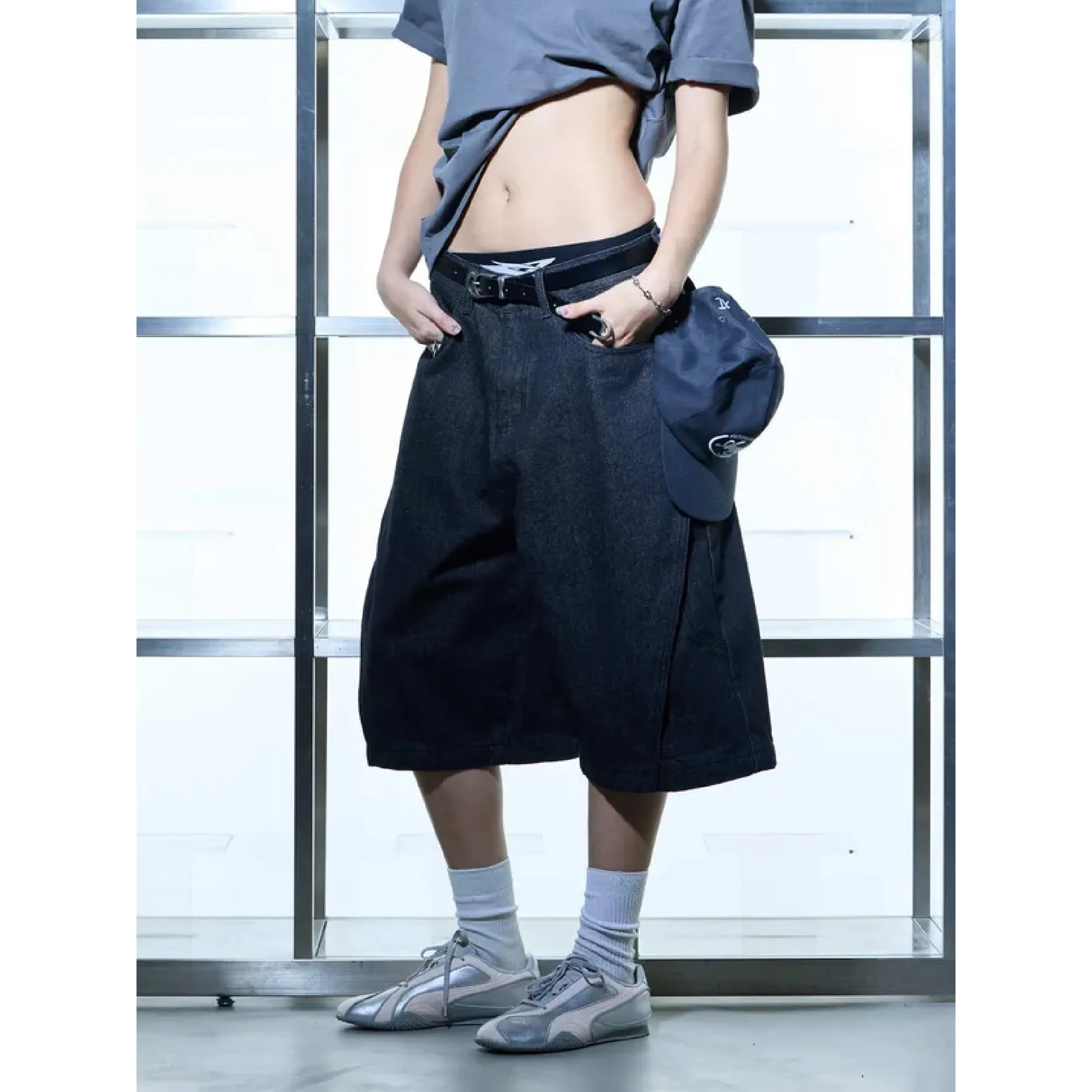 Anonymous x FLOM Denim Shorts 七分 牛仔短褲