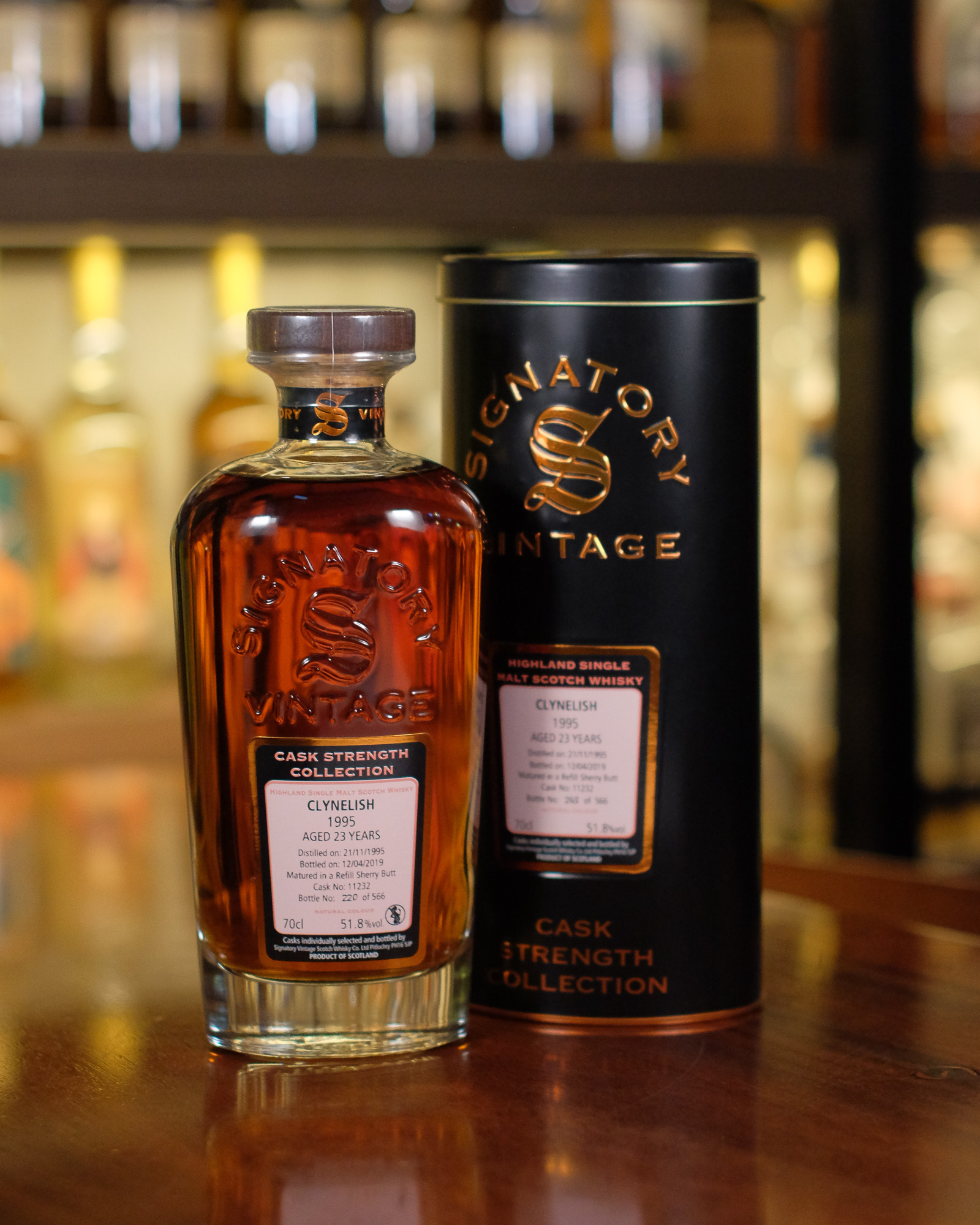 Clynelish 1995/2019 23YO Sherry Butt #11232 51.8% Signatory Vintage