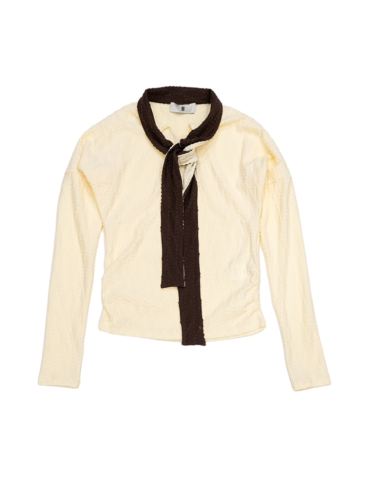 Yellow Ribbon Tight Top