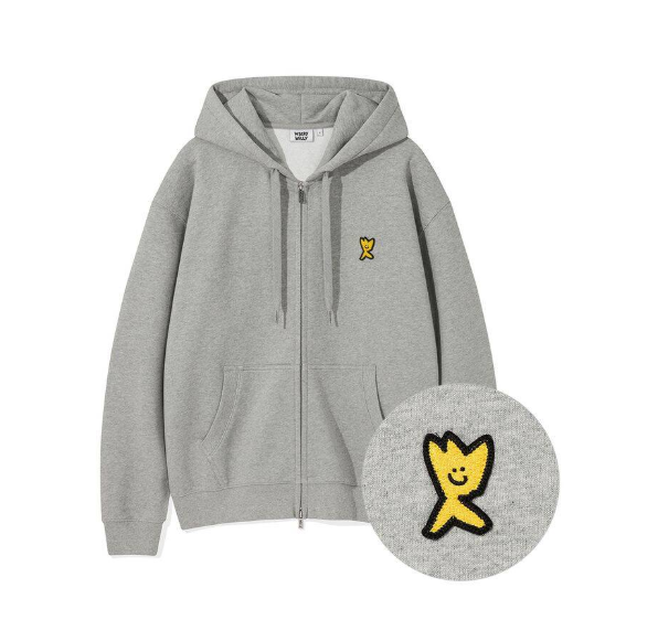 【預購】Wacky Willy WKR082122 Kiki Logo 刺繡連帽外套