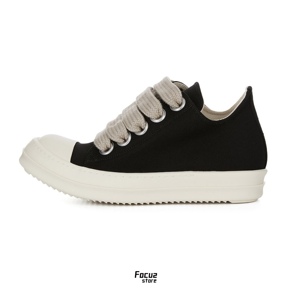 【Focus Store】現貨秒發 Rick Owens DRKSHDW Jumbolace Low Sneakers "Black" 黑色 DU02F6819