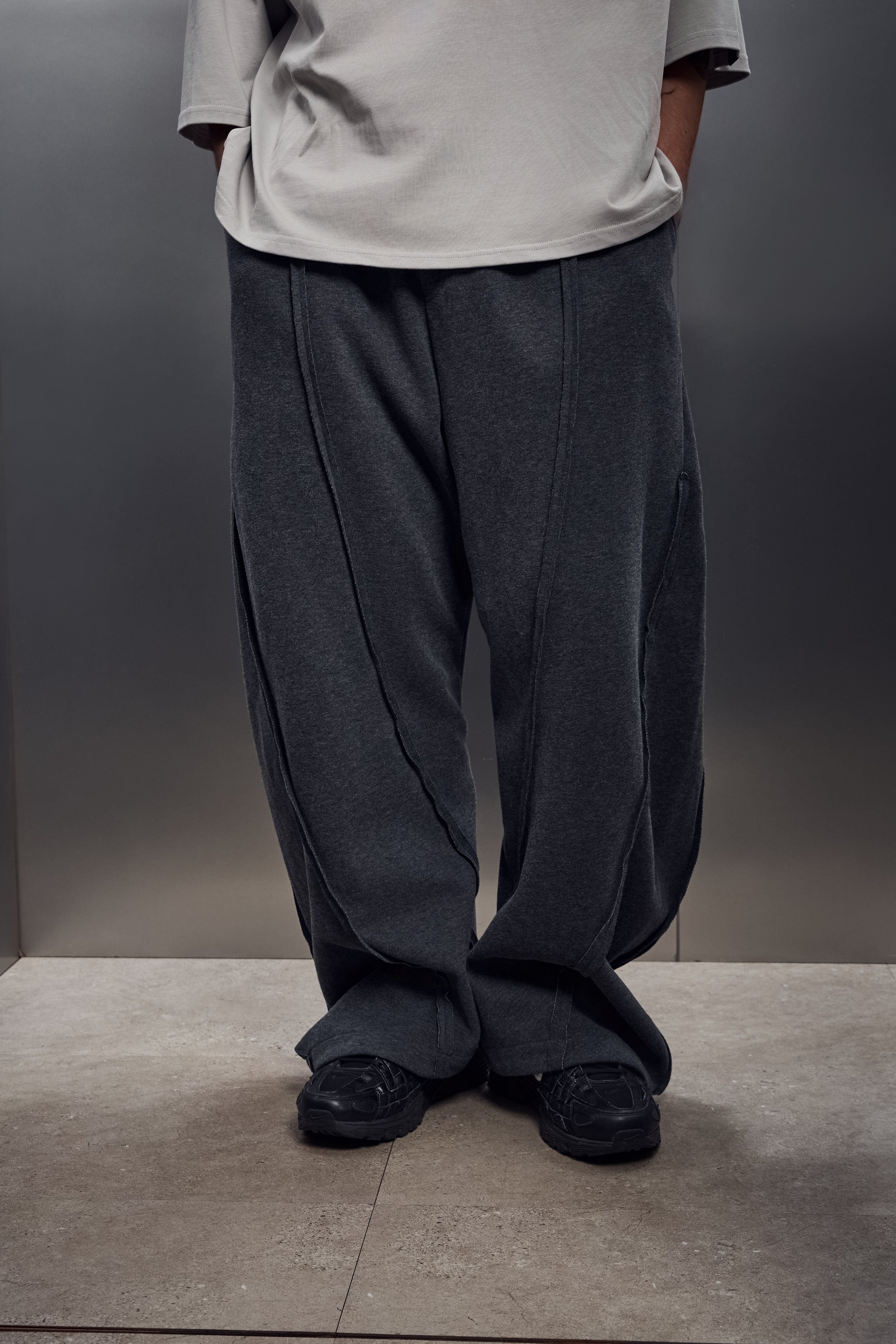 寬鬆弧線彎刀褲｜Loose Machete Pants