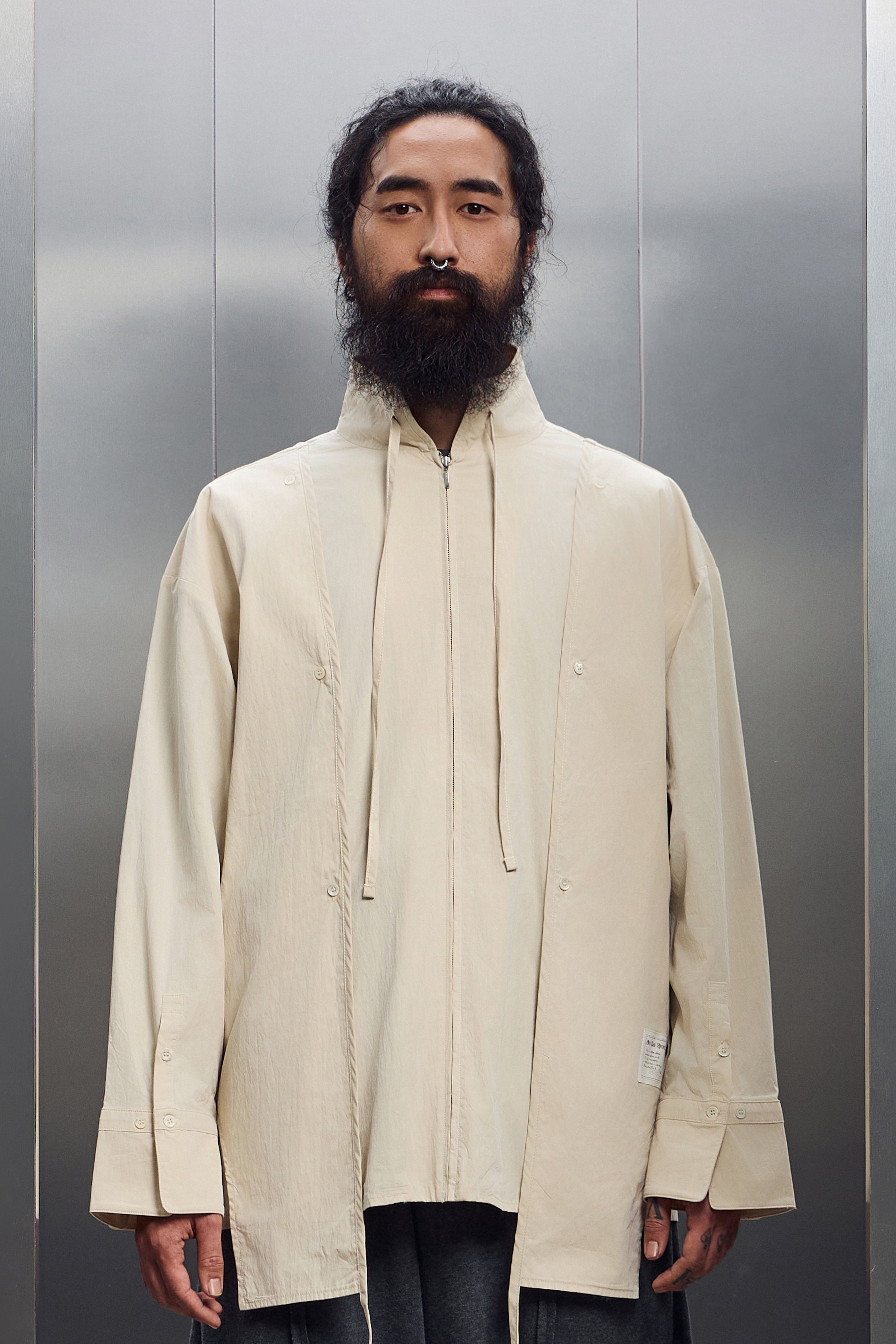 釘書針解構長袖襯衫｜Stapler L.S. Shirts