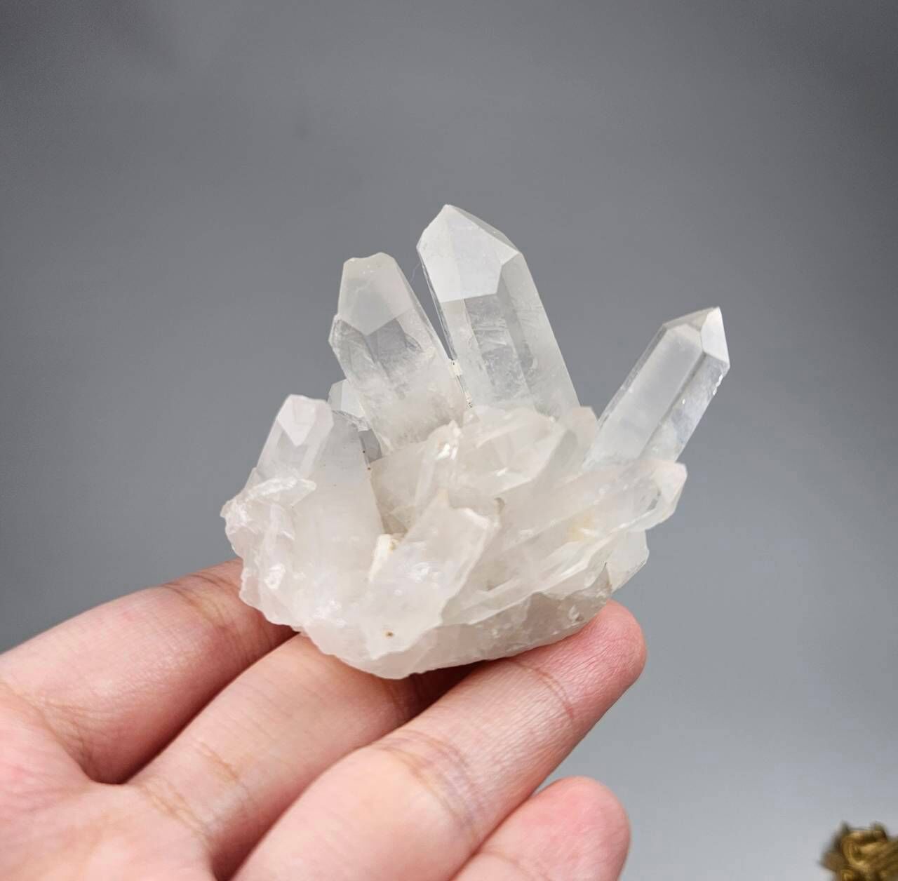 白水晶簇