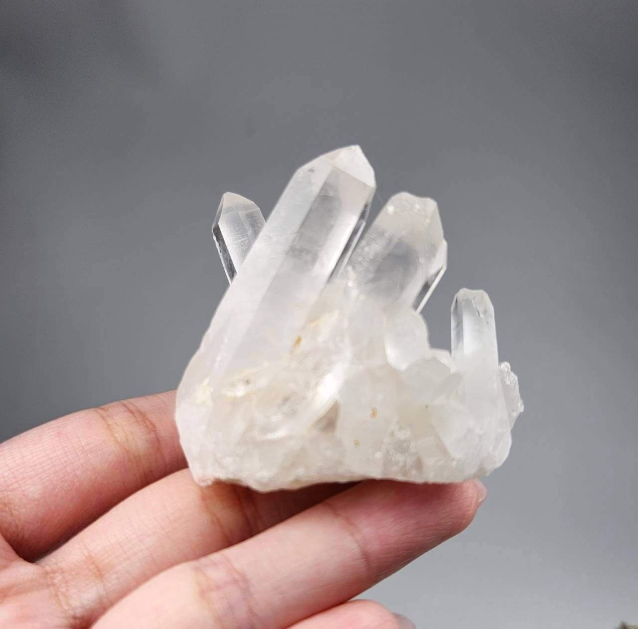 白水晶簇