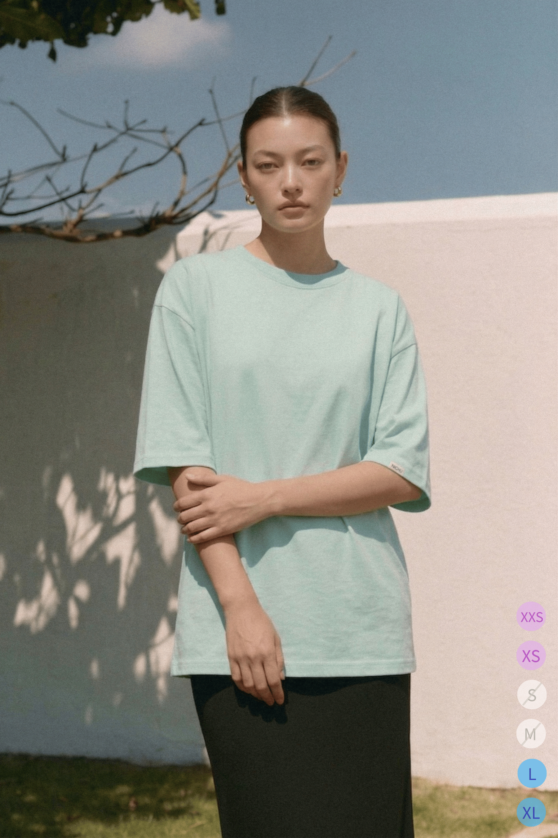 Slim Fit 經典素面T-Shirt (U)