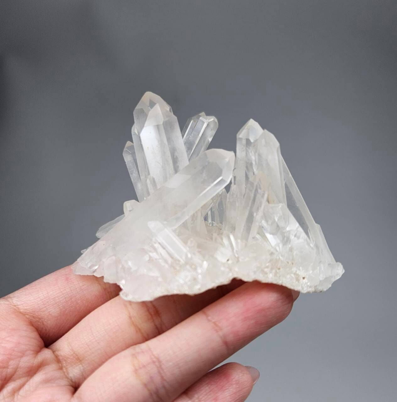 白水晶簇