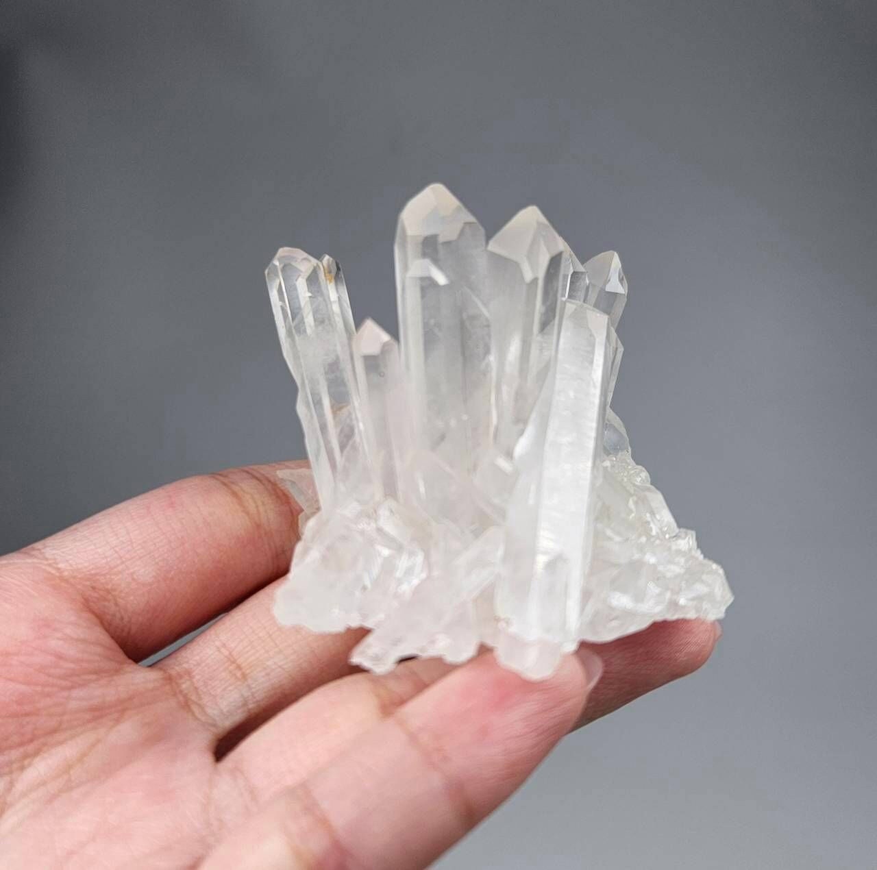 白水晶簇