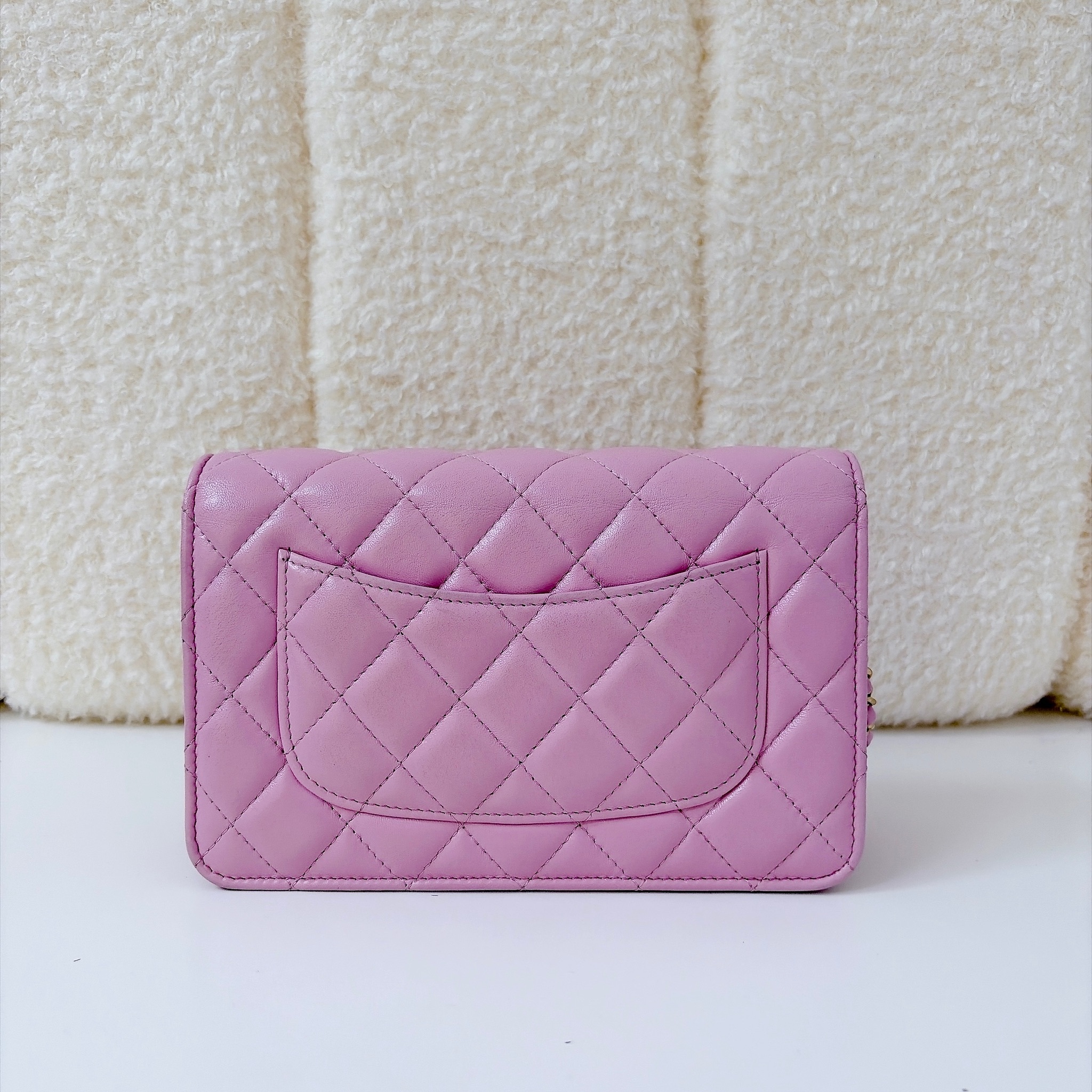 Chanel Wallet on Chain - Pink / GHW