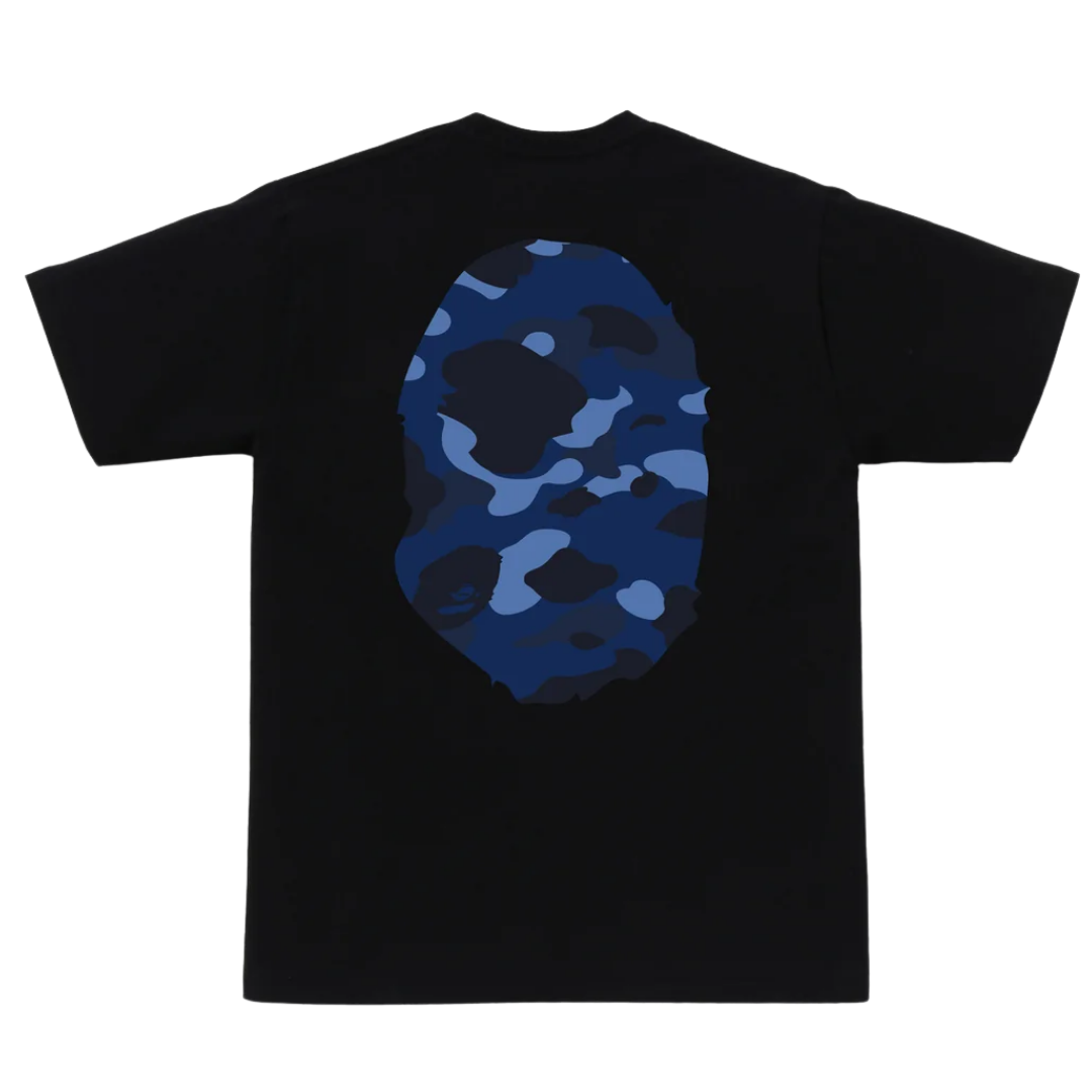 ☆ETW☆【EASY TO WEAR】BAPE COLOR CAMO BIG APE HEAD TEE 猿人 大頭 迷彩 雙面 短T 左下猿人
