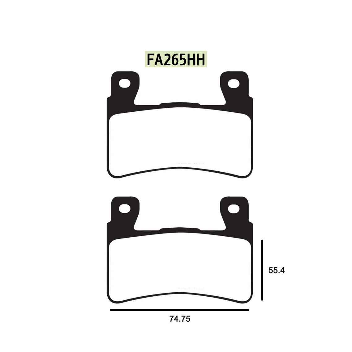 EBC FA265HH Sintered Brake Pads