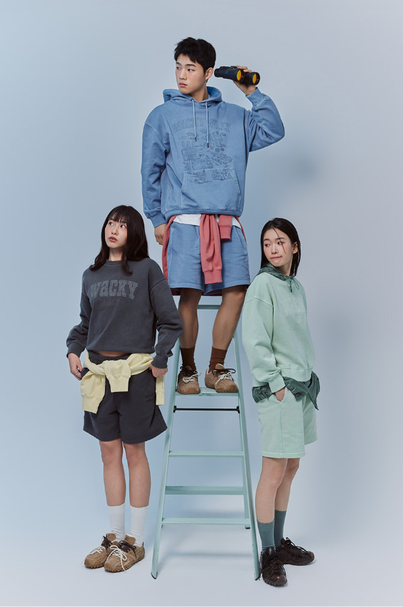【預購】Wacky Willy WKR082129 城鎮印花寬鬆衛衣