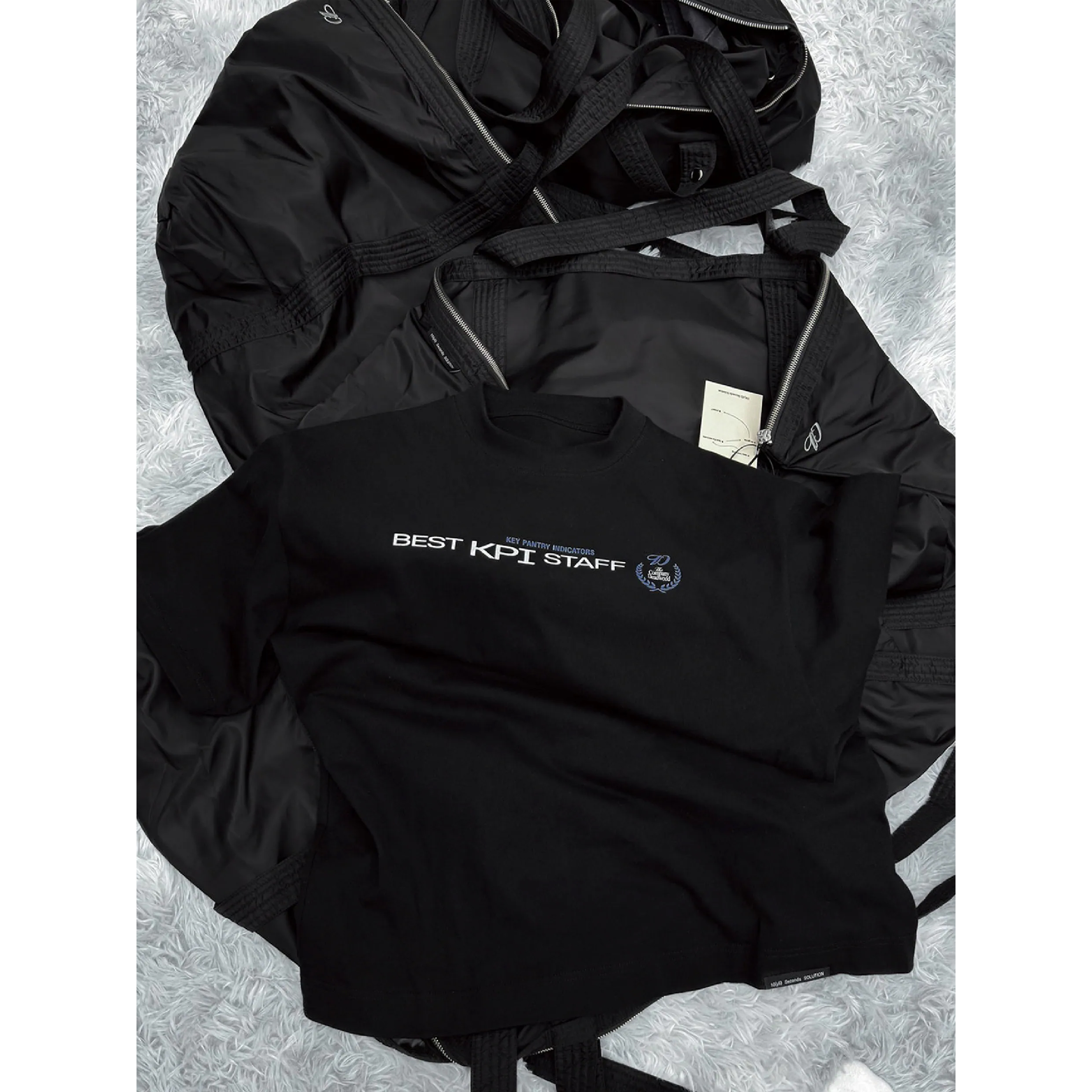 1dyll.assemblage 10SS "Best KPI Staff" Boxy Tee