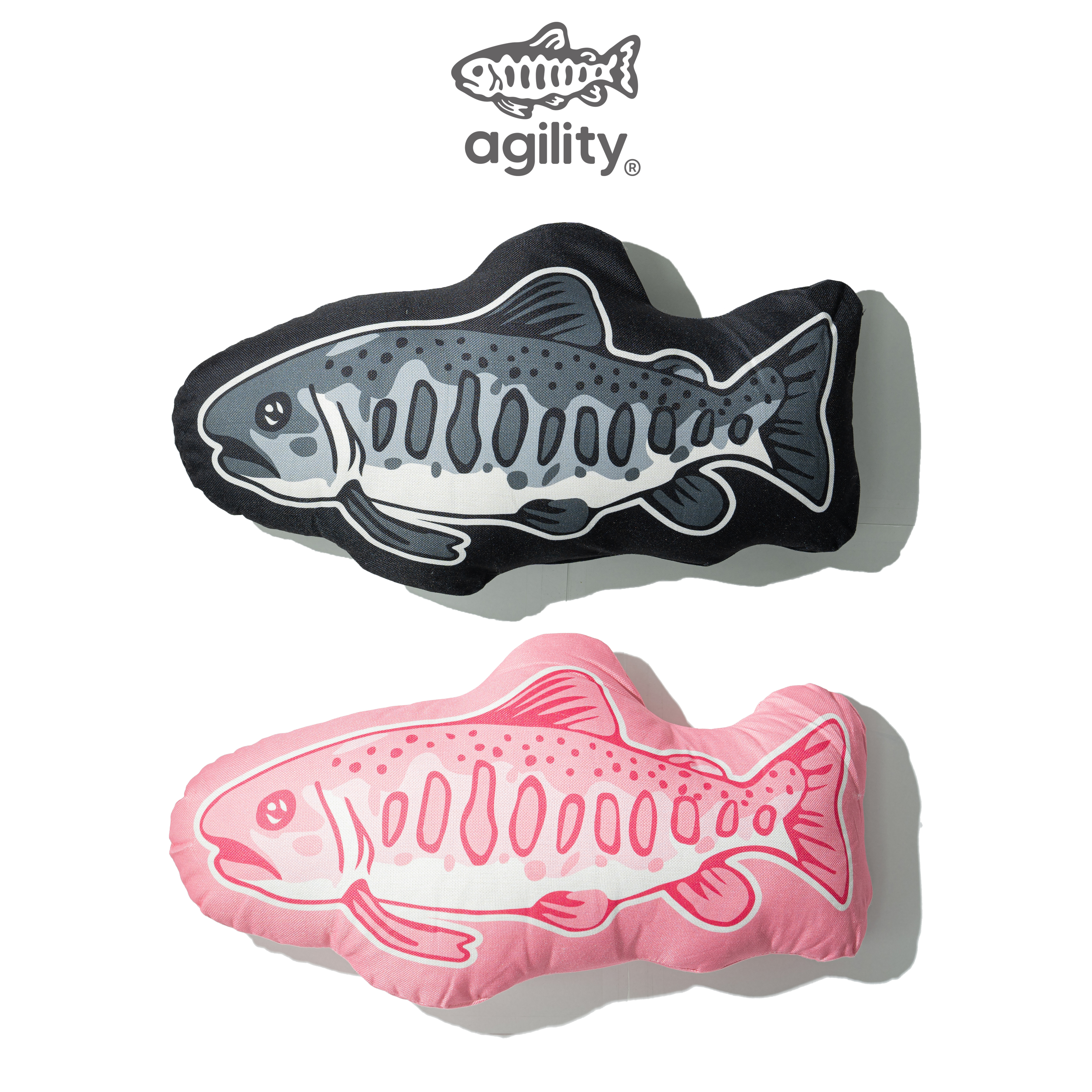 AGILITY HOUSE - Salmon Throw Pillow 鮭魚抱枕 [AH-TP]