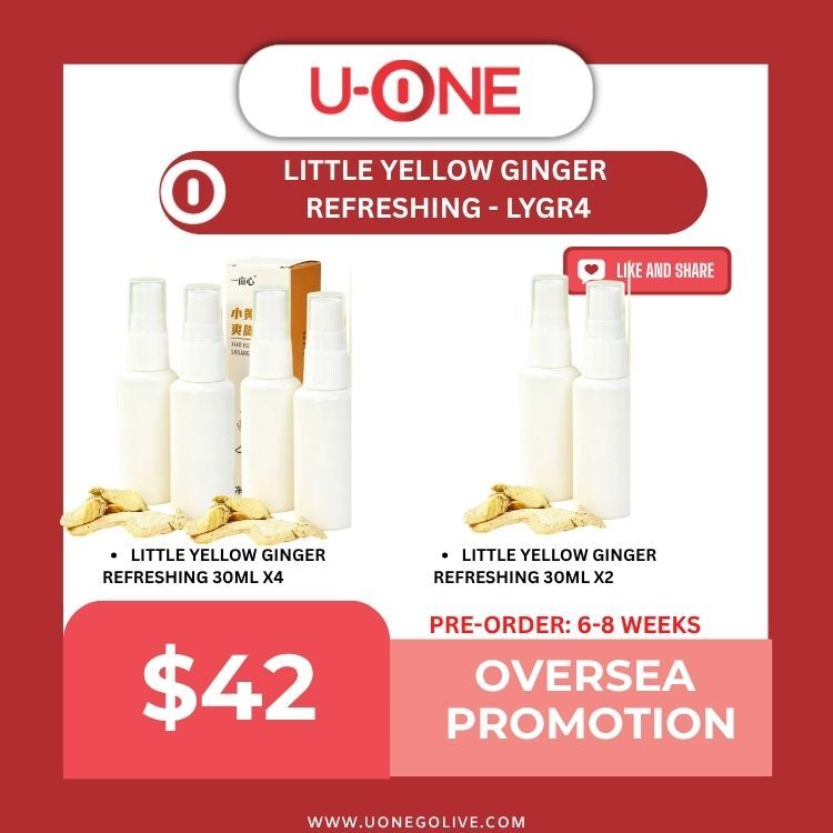 LITTLE YELLOW GINGER  REFRESHING - LYGR4