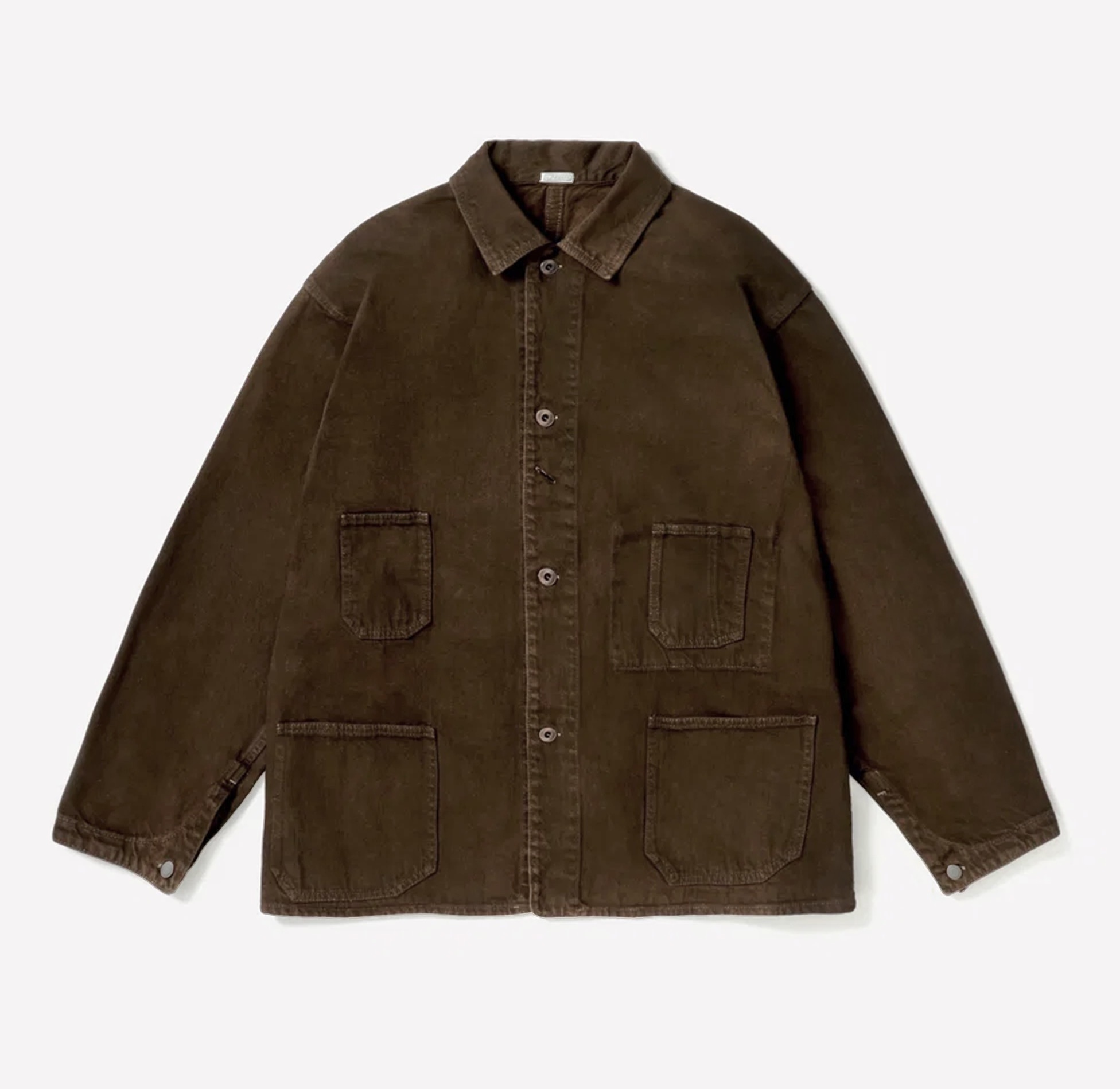 A.PRESSE 2026 A/W VINTAGE DENIM CHORE JACKET (26AAP-01-55) - PRE ORDER ITEM (預訂中)