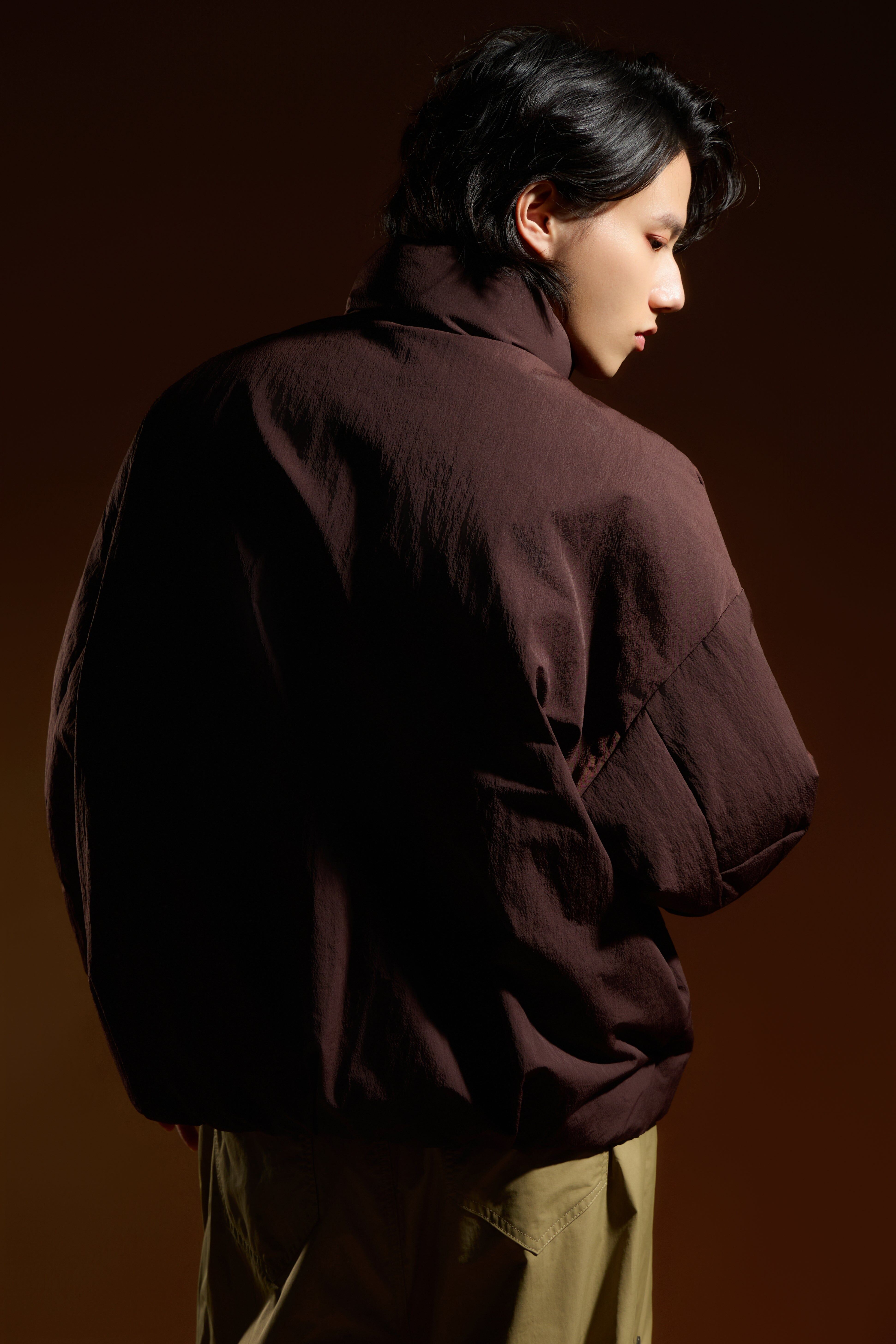 保暖極簡空間飛行外套｜Echo Brown Jacket