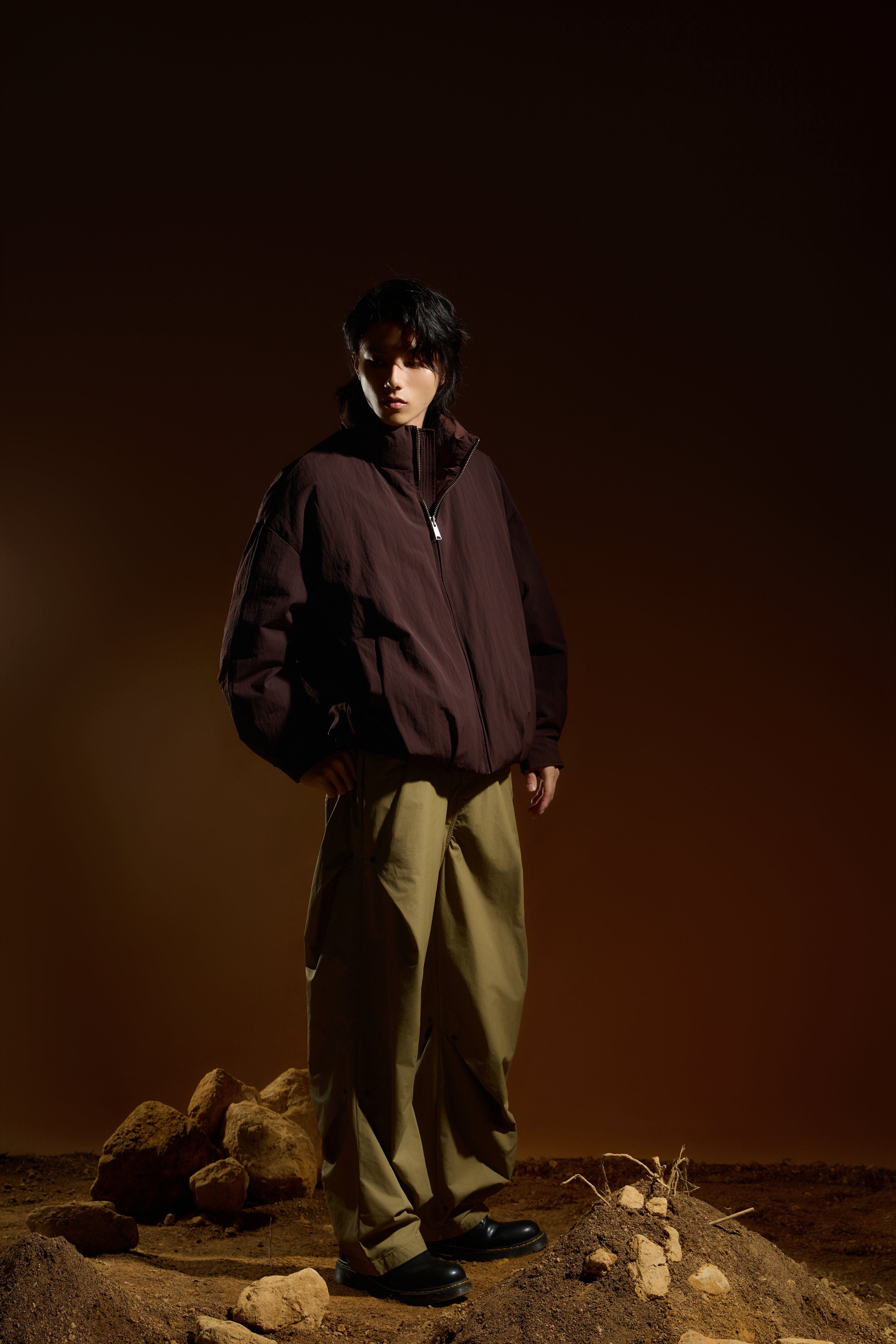 空階摺線褲｜Dimensional Fold Pants