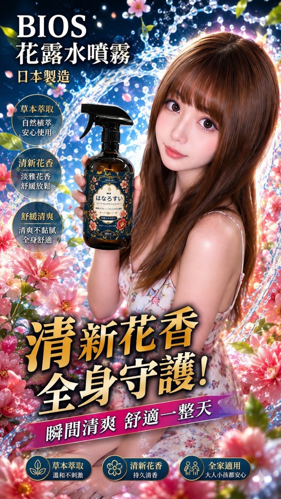 S22552BIOS 花露水草本香氛噴霧