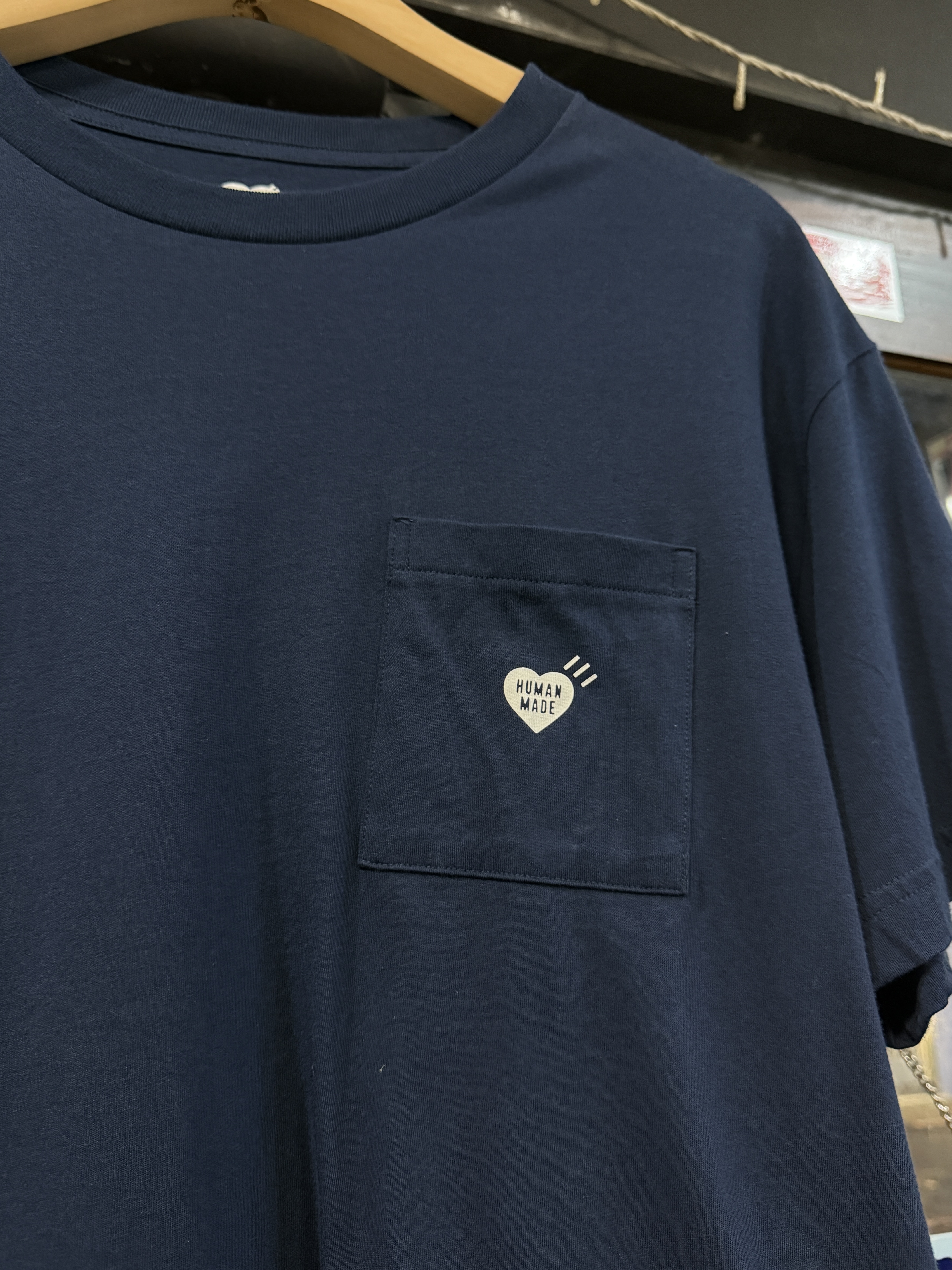 HUMAN MADE POCKET 愛心 口袋 素T 單件【hm29cs043】