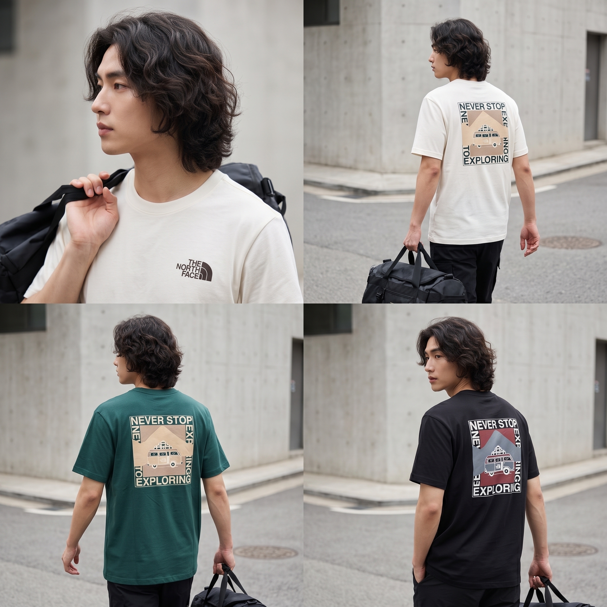 The North Face 男款 經典露營車 正反圖案 短袖TEE (4色)