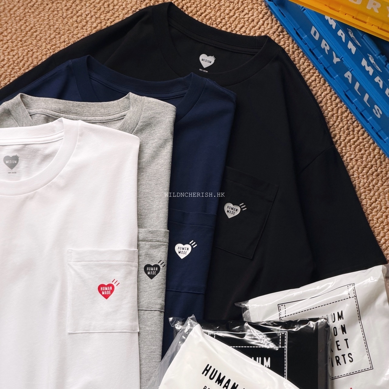 現貨 | Human Made 3-Pack Pocket T-Shirt Set 四色 短袖