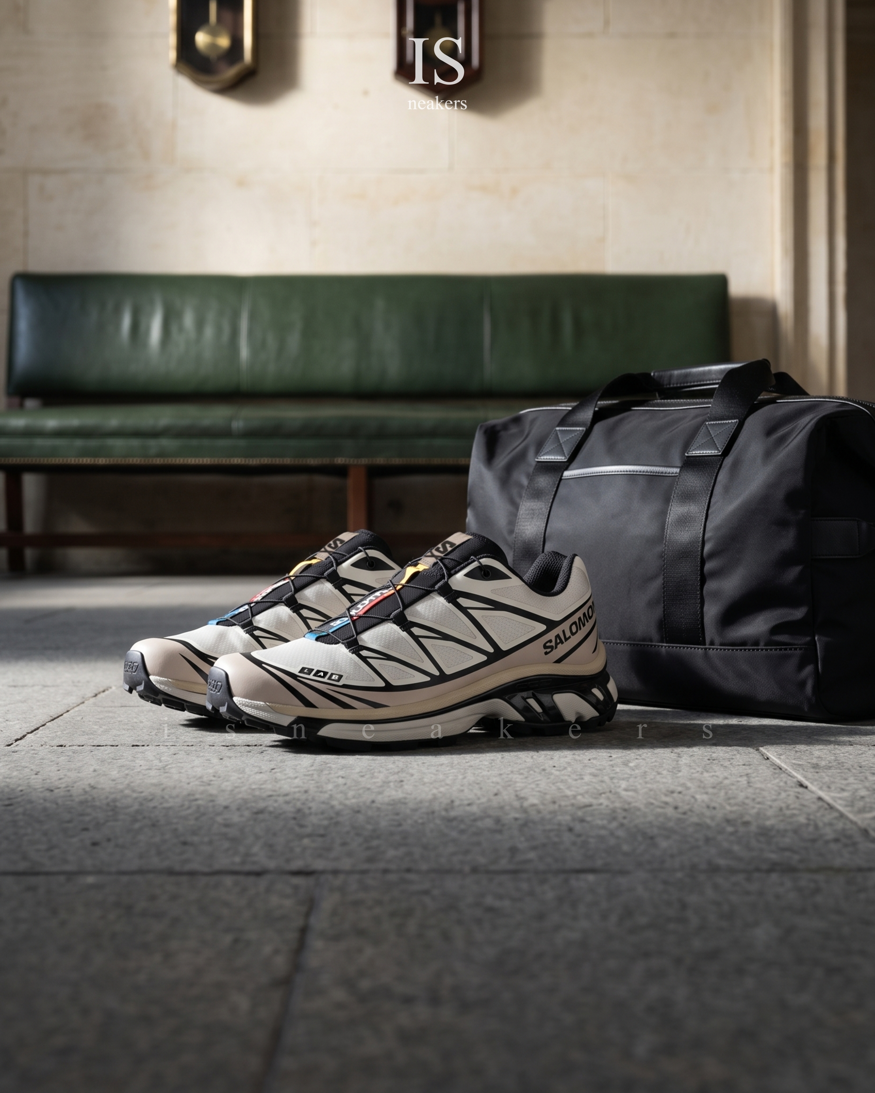 iSNEAKERS｜Salomon XT-6 Vanilla Ice Black Silver Cloud  沙色 L49211300