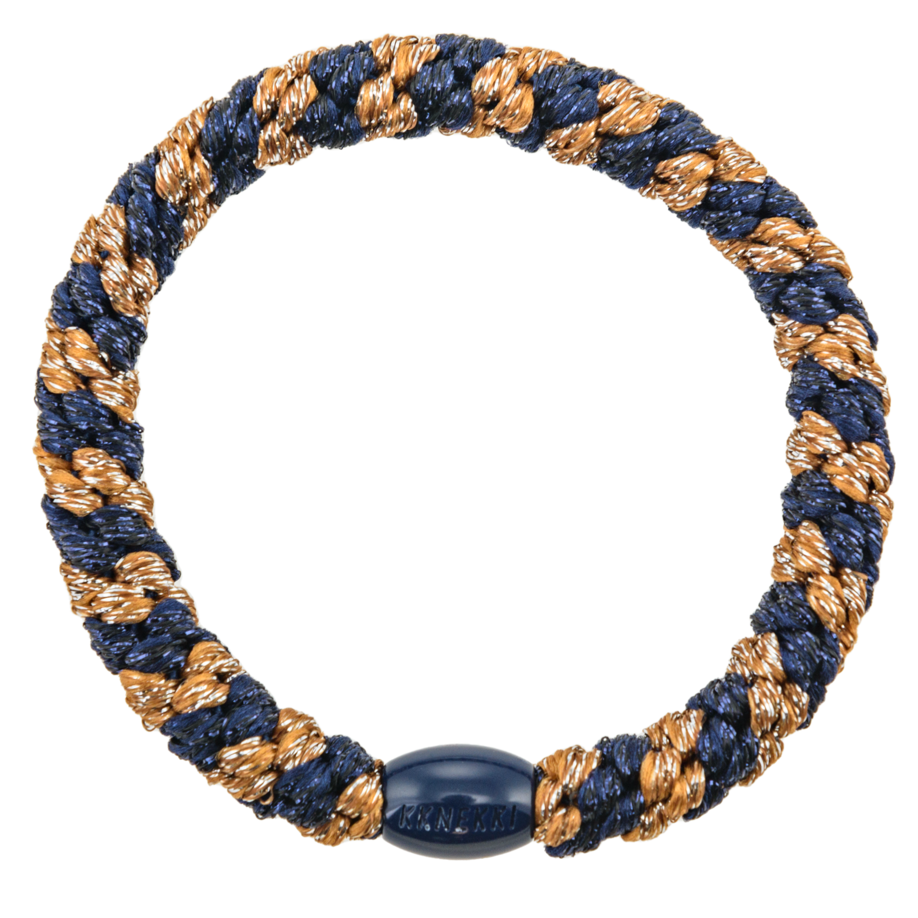 COGNAC GLITTER NAVY GLITTER STRIPE| KKNEKKI