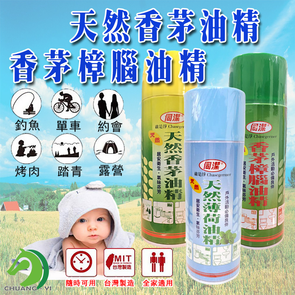 台灣製造 天然香茅油精噴霧 450ML