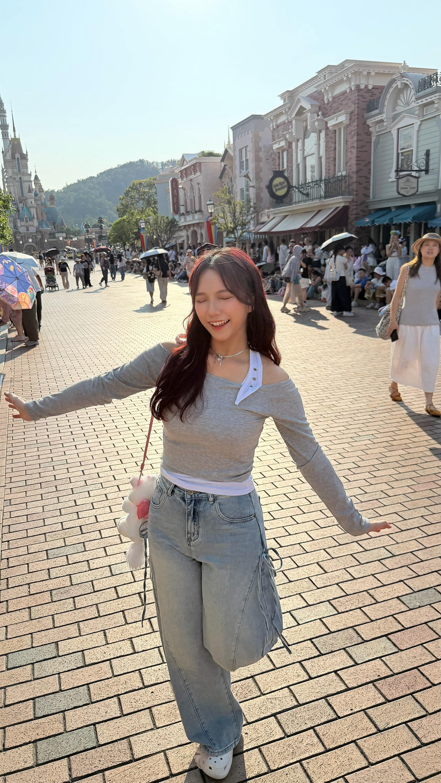S0268｜型格系🎸⋆⭒˚.⋆ 圈搭掛頸背心連跌膊修身長袖上衣SET