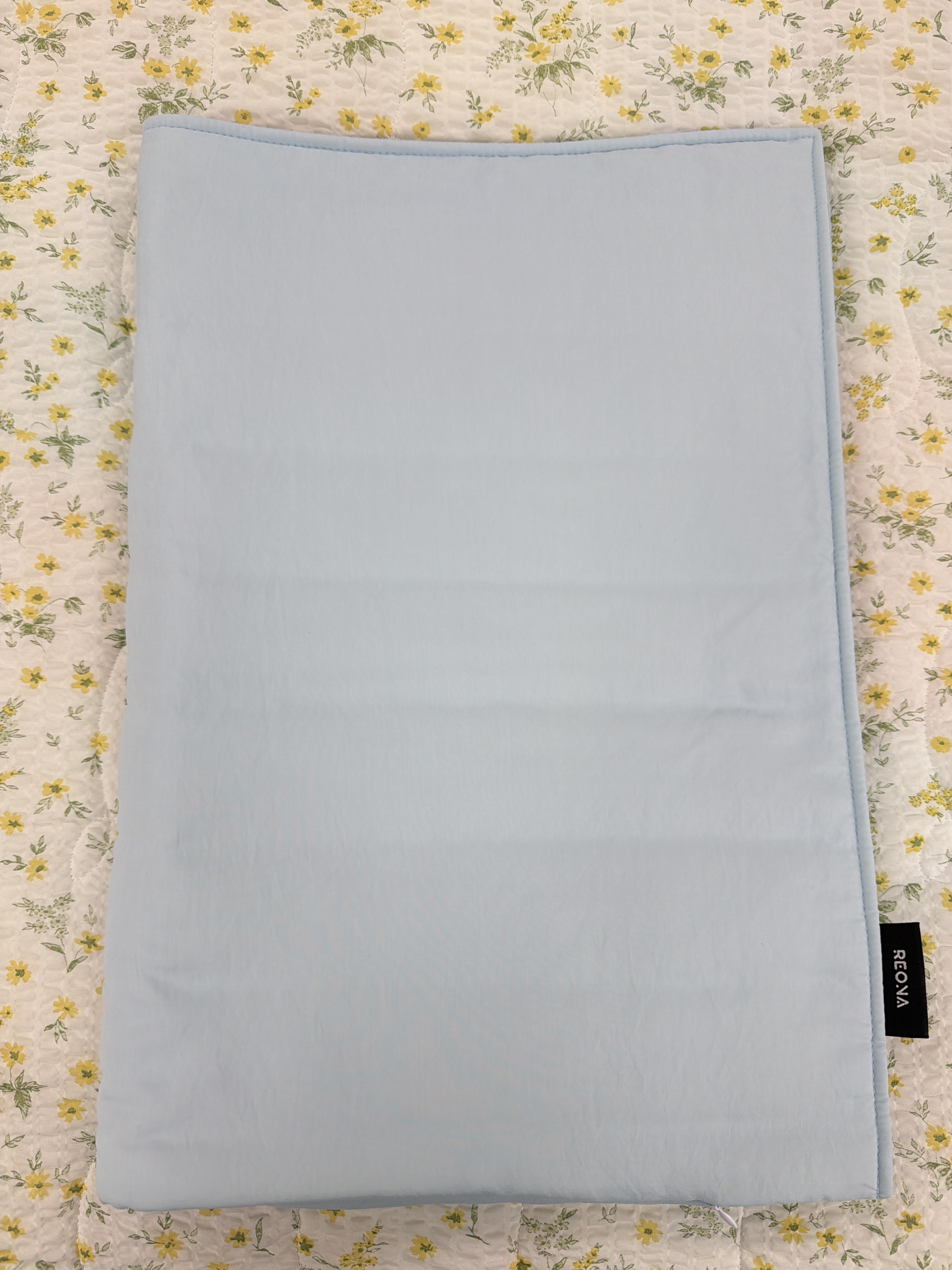 VH25 韓國天絲莫代爾枕套-藍色 (50x70cm) (刺繡蝴蝶結系列同色)