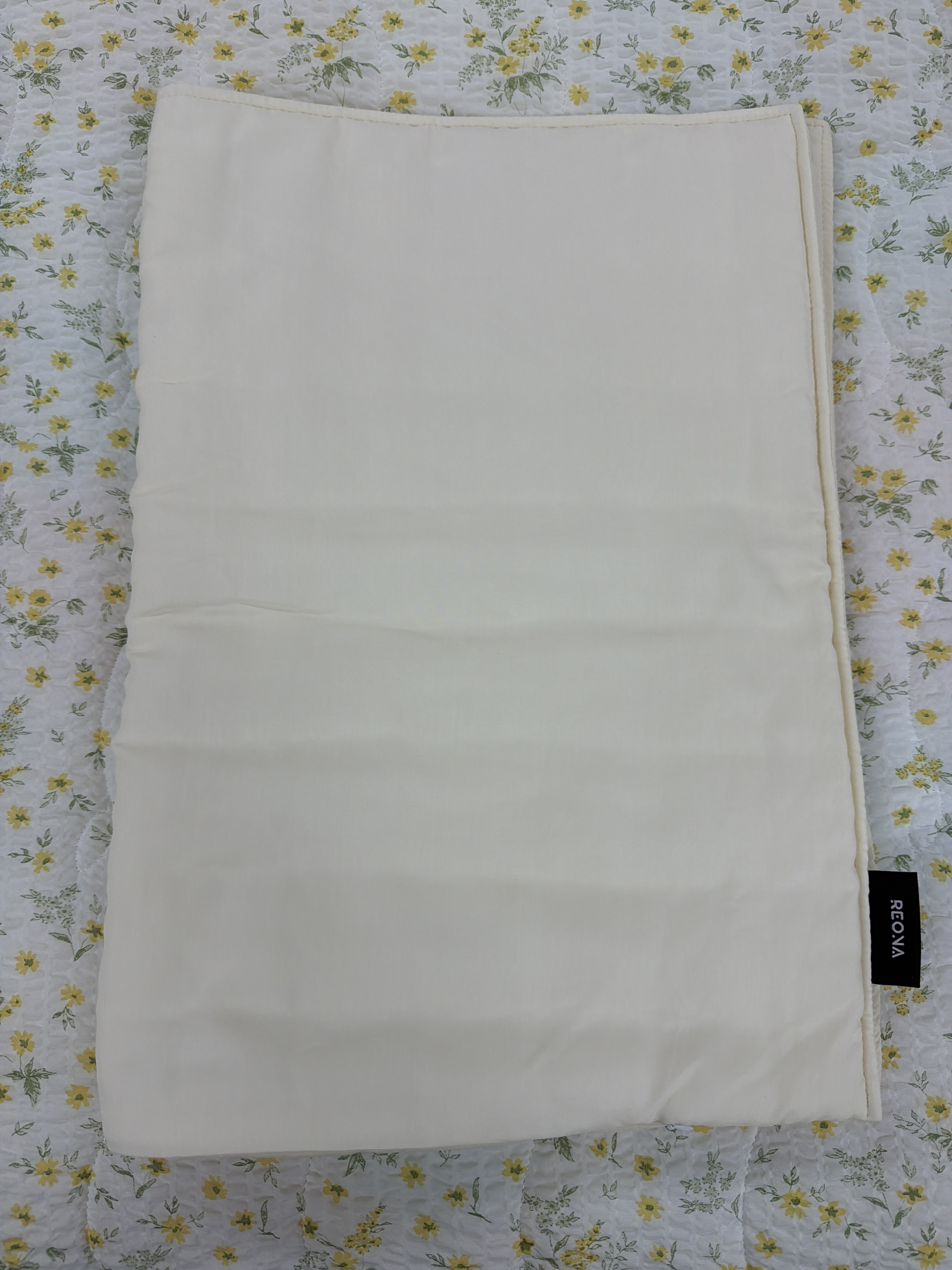 VH26 韓國天絲莫代爾枕套-米色 (50x70cm) (刺繡蝴蝶結系列同色)