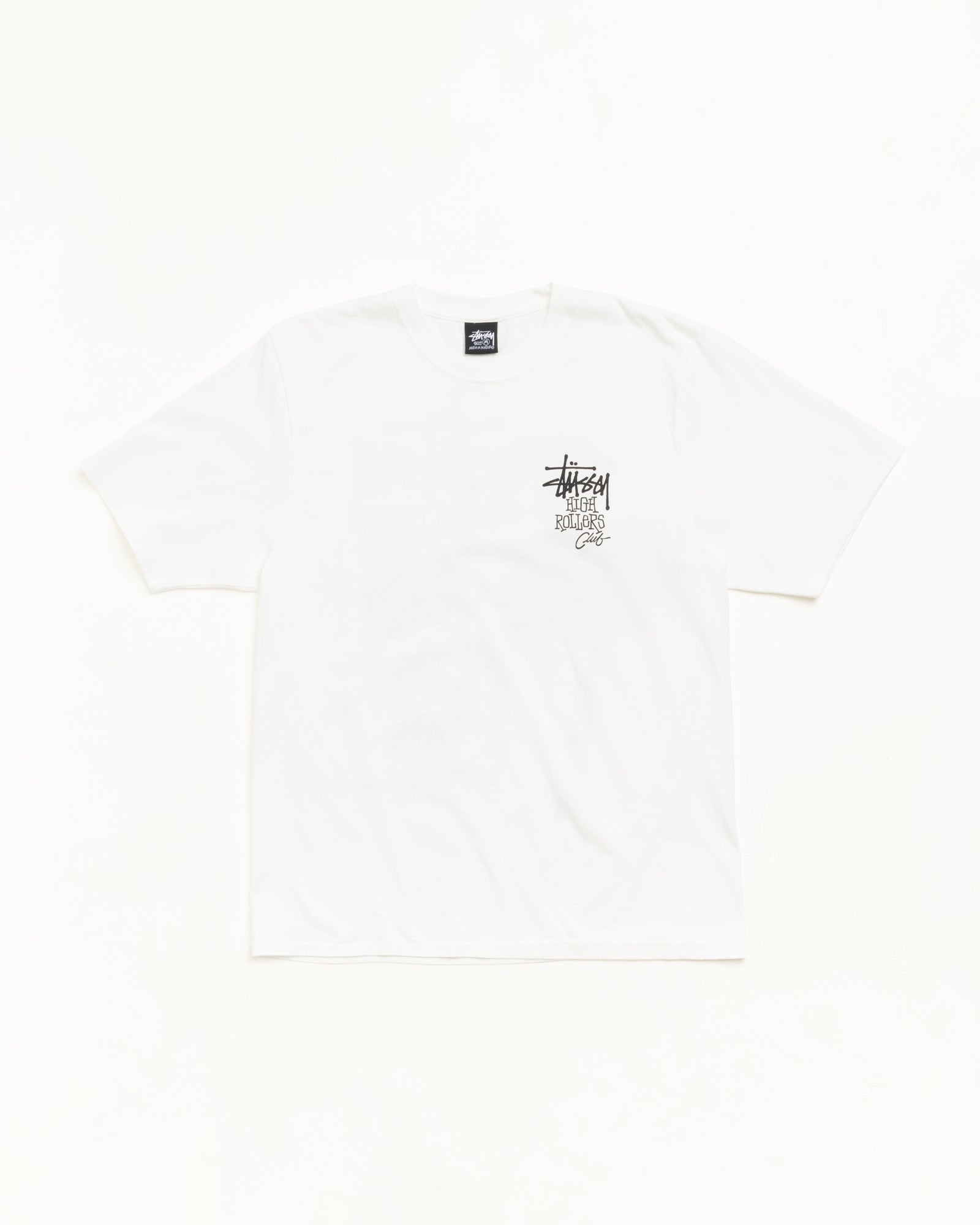 STUSSY HIGH ROLLERS TEE  Natural 米白色