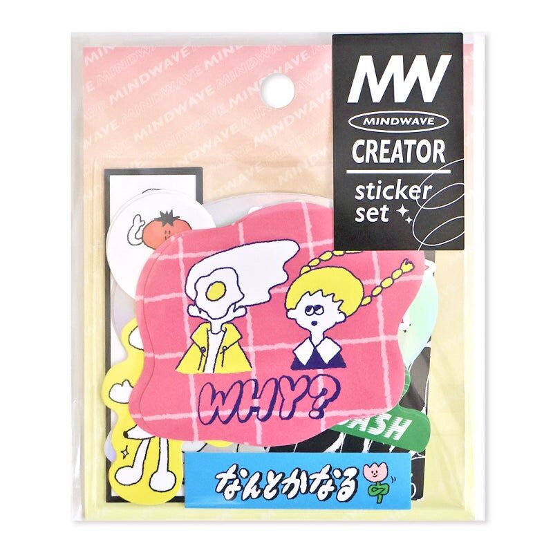 unique 獨特 Creator 20入貼紙包｜日本Mind Wave