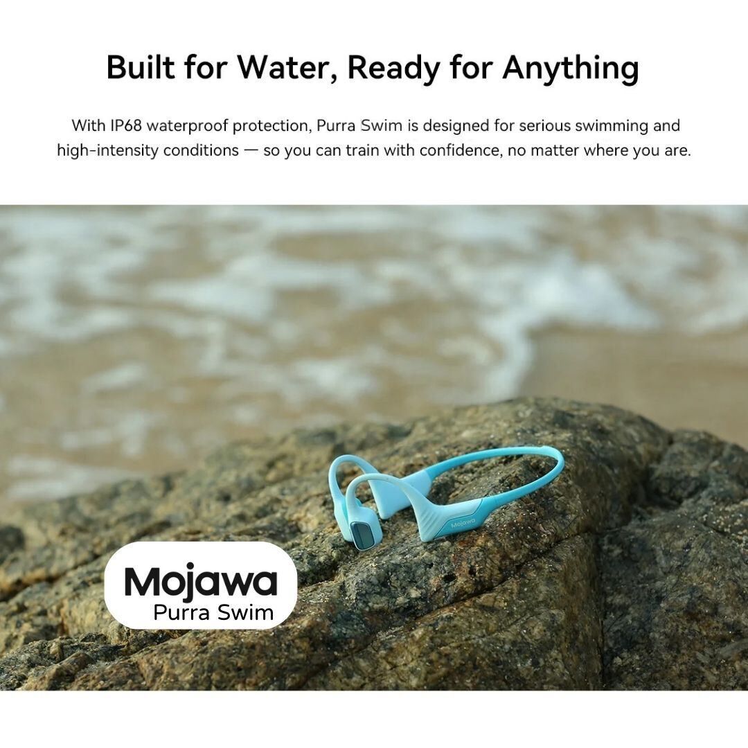 Purra Swim 具備 IP68 防水等級，適合游泳與高強度水上運動
