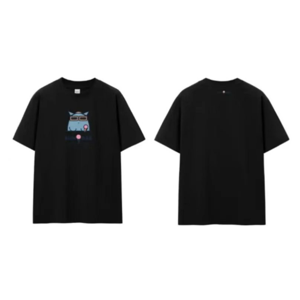 TOP-CCG0823-013 機器貓T恤-黑色 (A13)(M-XXXXL)