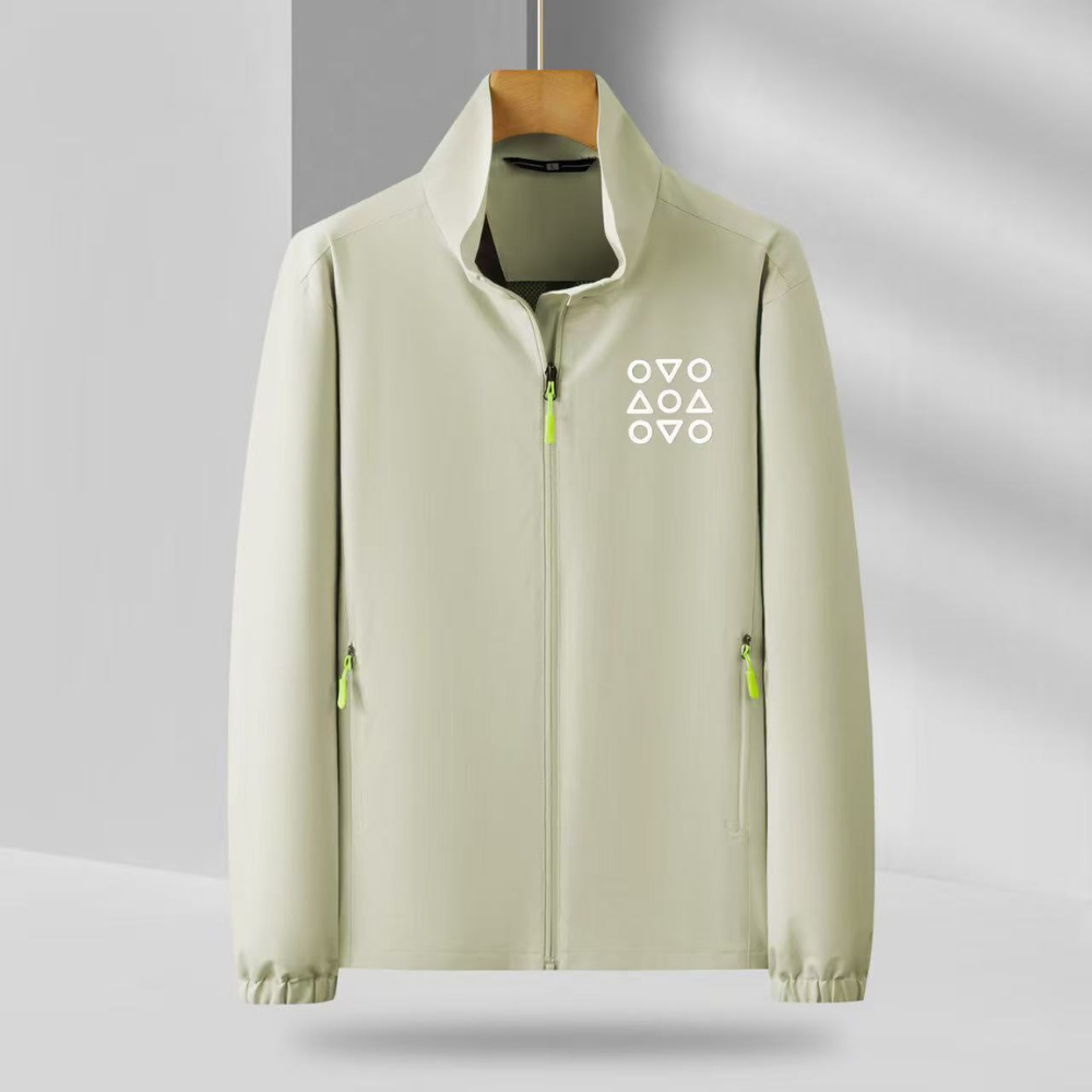 JAC-CCG0823-023 SUNVDAE簡約防水外套-米白色 (A23)(S-XXXXL)
