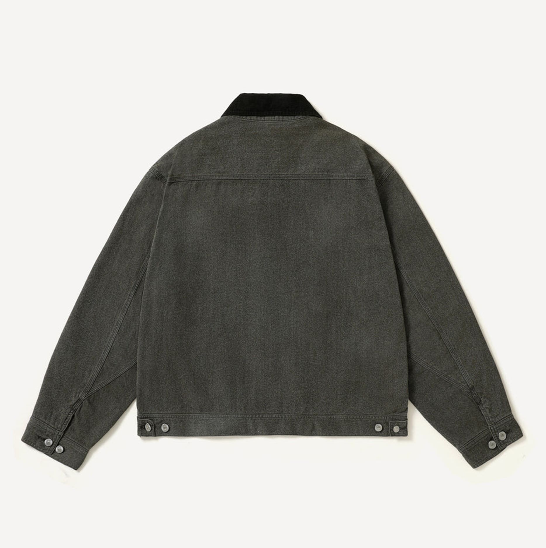 A.PRESSE 2026 A/W VINTAGE BLACK CHAMBRAY WORK JACKET (26AAP-01-60) - PRE ORDER ITEM (預訂中)
