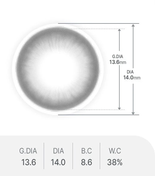 [散光] ASTIGRAM Gleam Muse on GRAY 隱形眼鏡